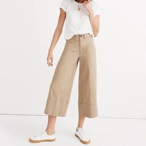 Madewell Langford wide-leg crop pants 25